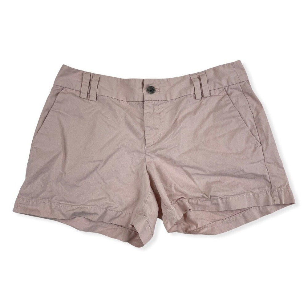 Ann Taylor Loft Light Pink Chino Shorts 4" Inseam Size 2 100% Cotton